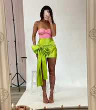 Load image into Gallery viewer, MARNIELLA Skirt Olive Lime