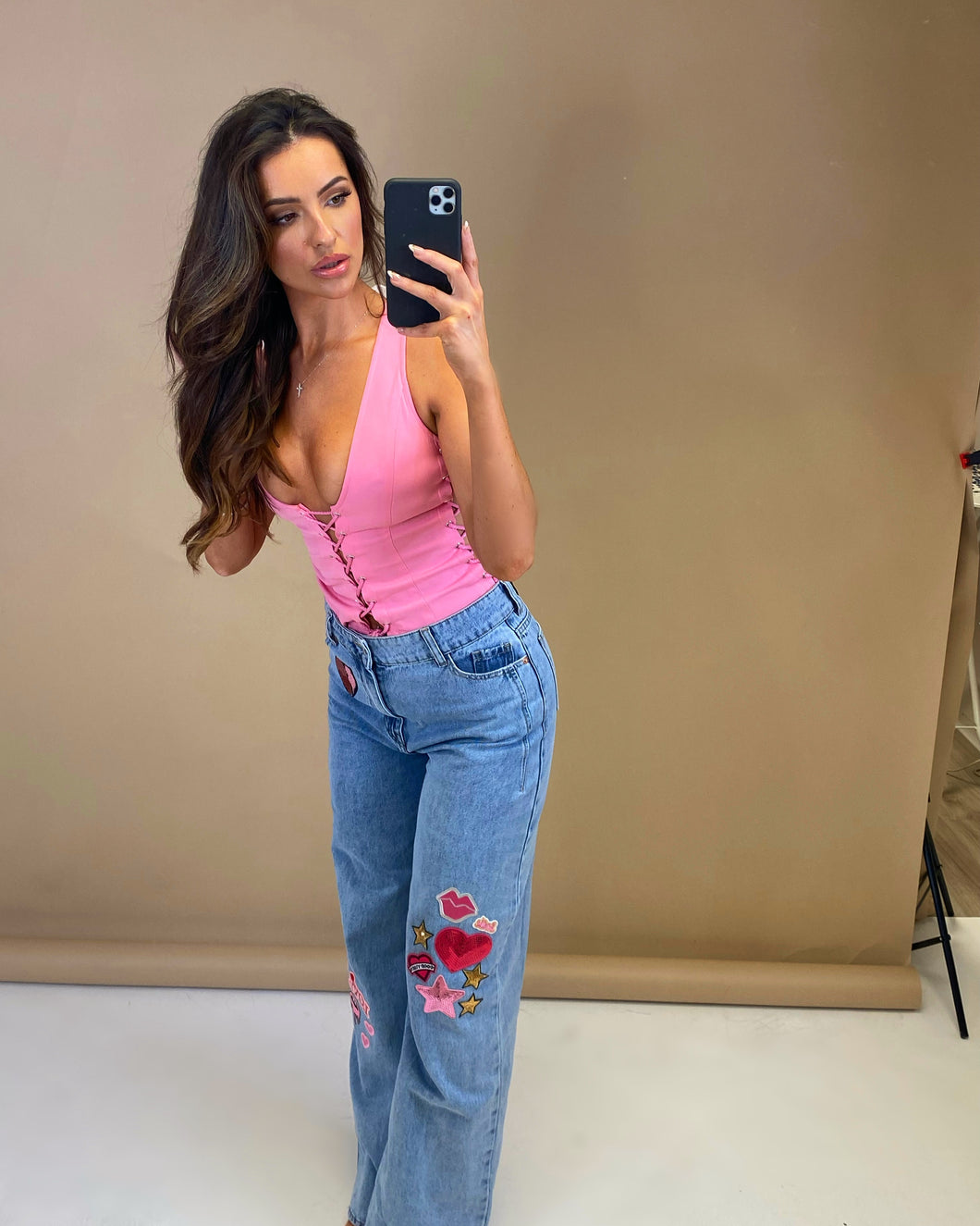 Cupid Jeans - PINK