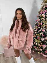 Load image into Gallery viewer, Oversized Teddy Jacket Pink